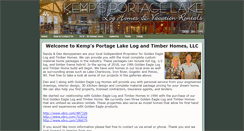Desktop Screenshot of kempsportagelakeloghomes.com